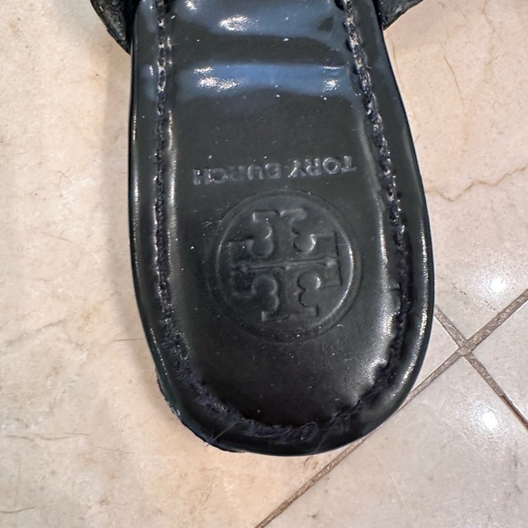 Tory Burch Black Patent Sandals - Picture 6 of 10